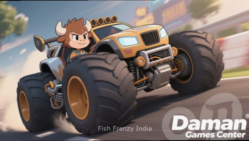 Fish Frenzy India Logo Fish Frenzy India Game Logo with Indian Elements